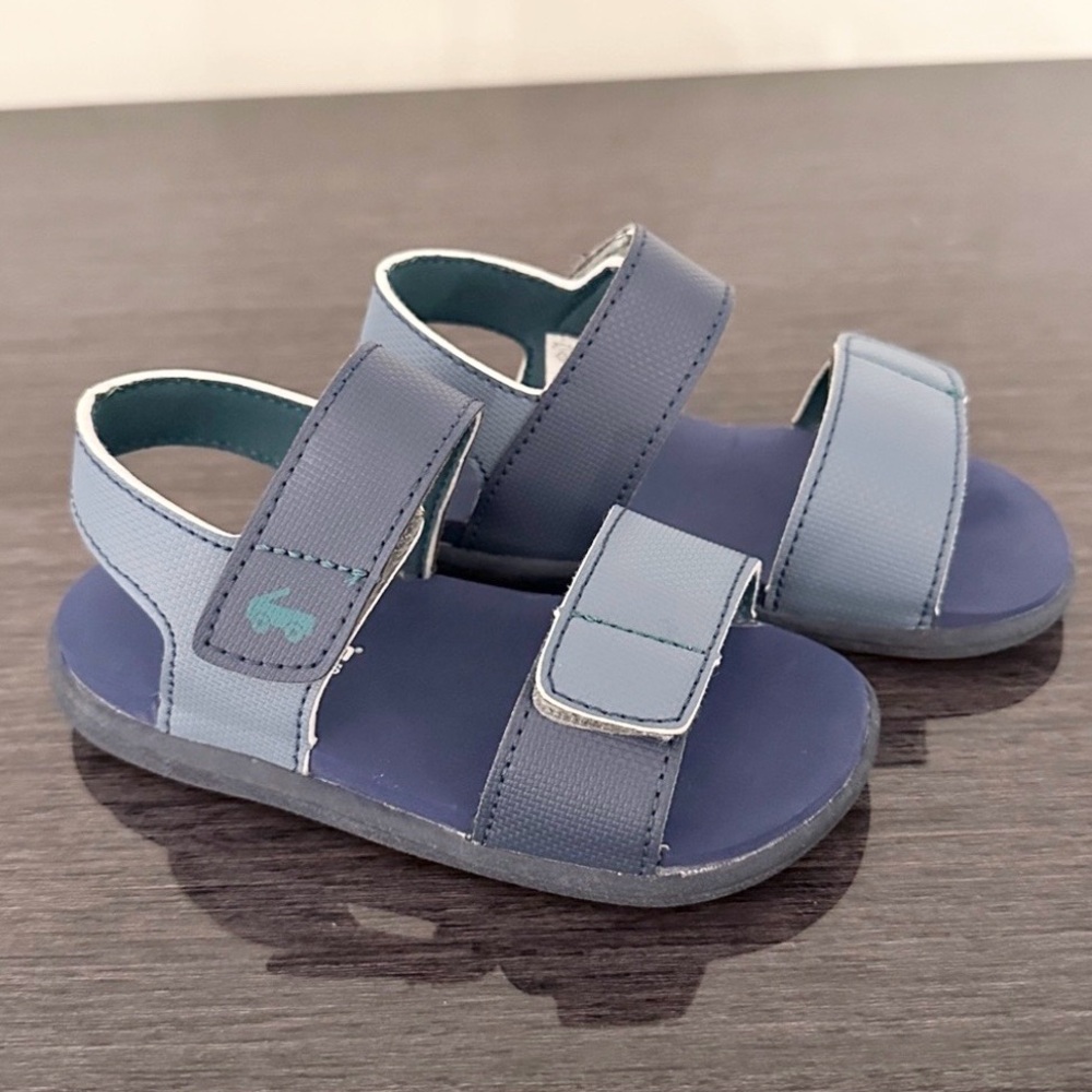 See Kai Run Jalen Toddler Blue Sandals Hook and Loop Water Shoes 8T